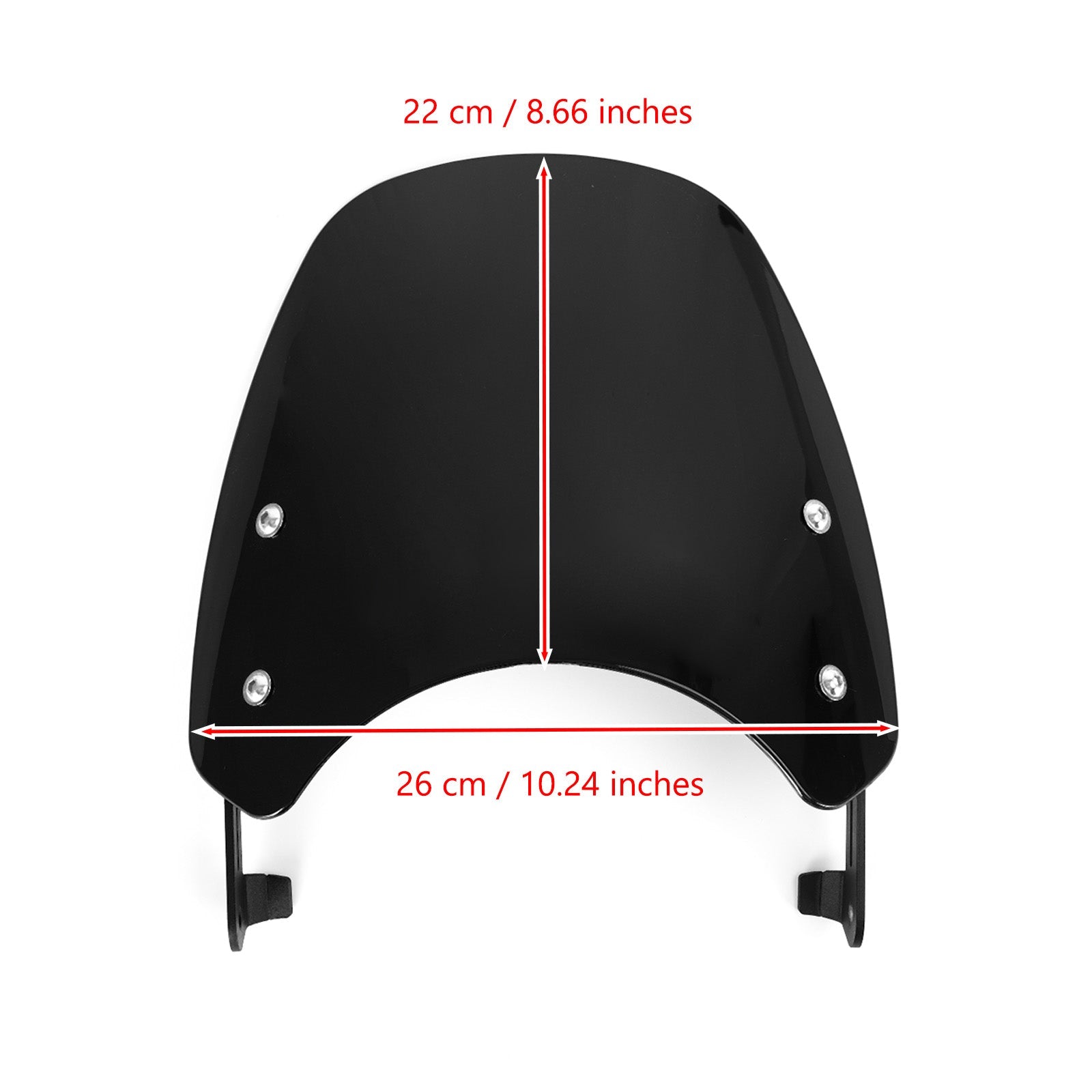 ABS Motorcycle Windshield WindScreen for Triumph Speed Twin 1200 2019-2021 Generic