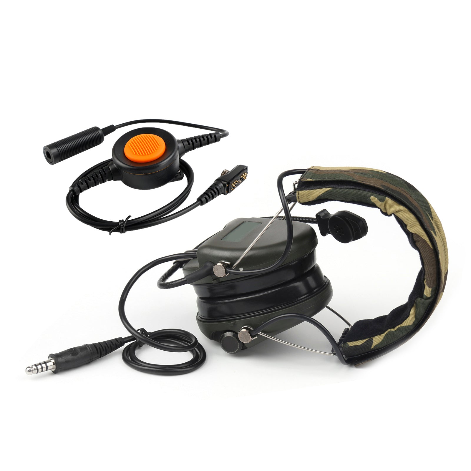 Auriculares con reducción de ruido H60, 6 pines, U94, PTT, para Hytera PD780/700G/580