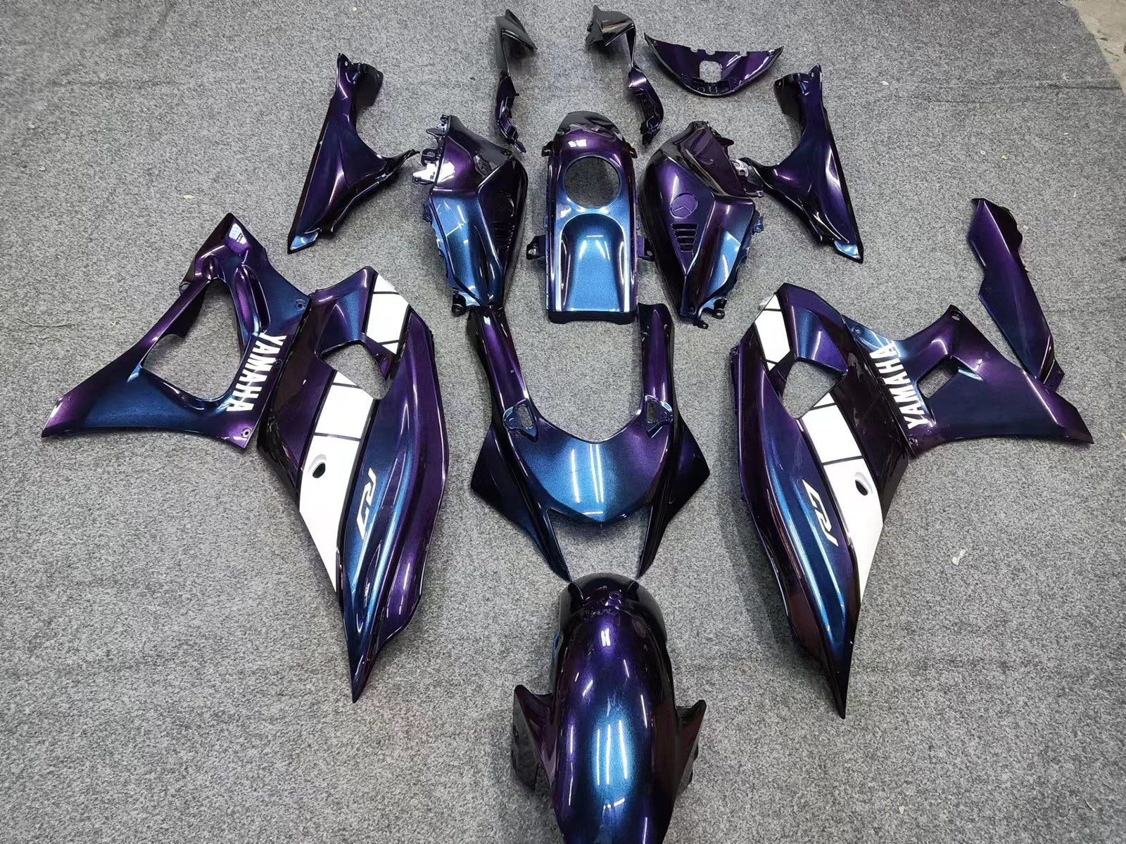 Yamaha YZF-R7 2021-2023 Fairing Kit هيكل السيارة بلاستيك ABS