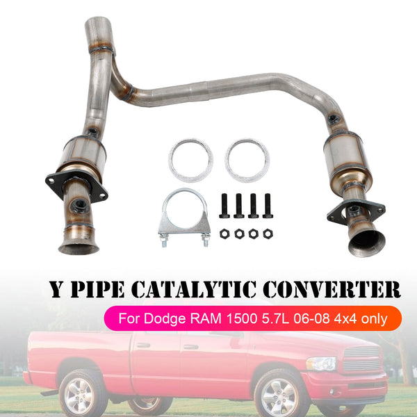 Y Pipe Catalytic Converters 20H42-834 For Dodge RAM 1500 5.7L 2006-2008 4X4 ONLY
