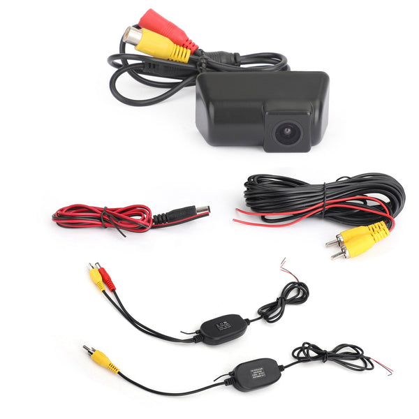 طقم كاميرا لاسلكية للرؤية الخلفية للسيارة بزاوية واسعة عالية الدقة مناسبة لسيارات Ford/Transit/Connect