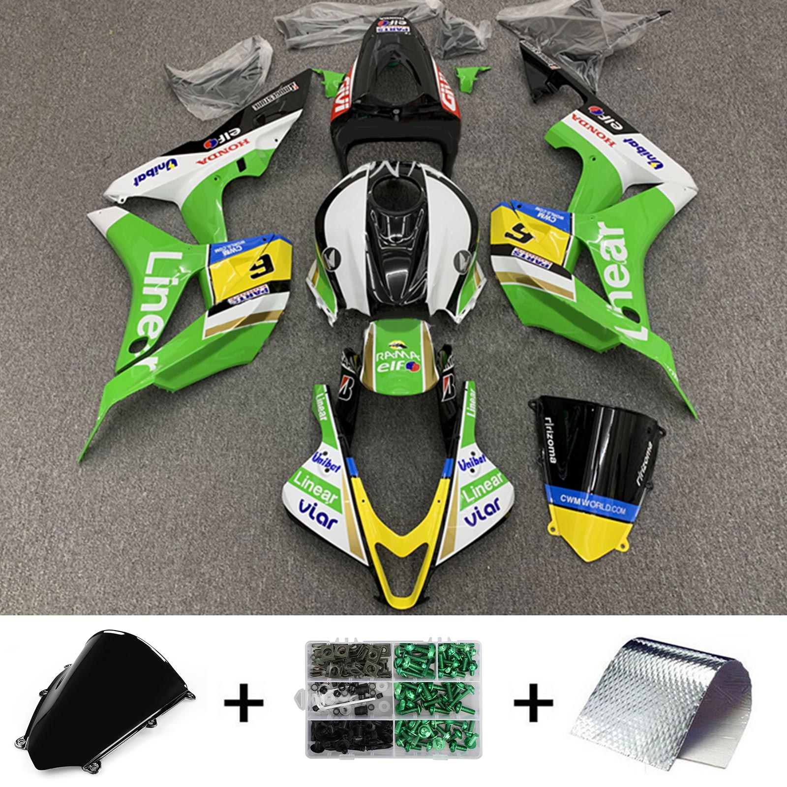 Honda CBR600RR 2007-2008 F5 Fairing Kit Bodywork Plastic ABS