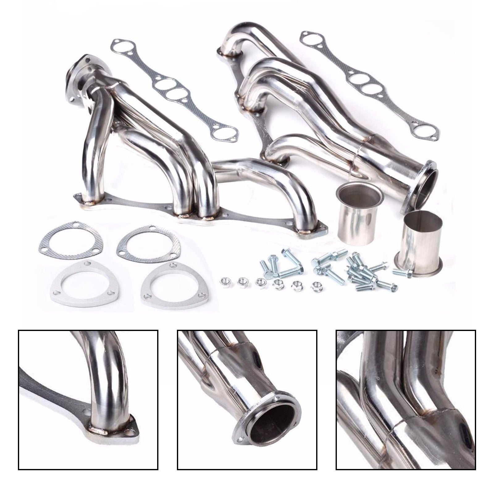 Small Block Manifold Headers Fit Chevy 283 305 350 400 Chevelle Malibu Camaro