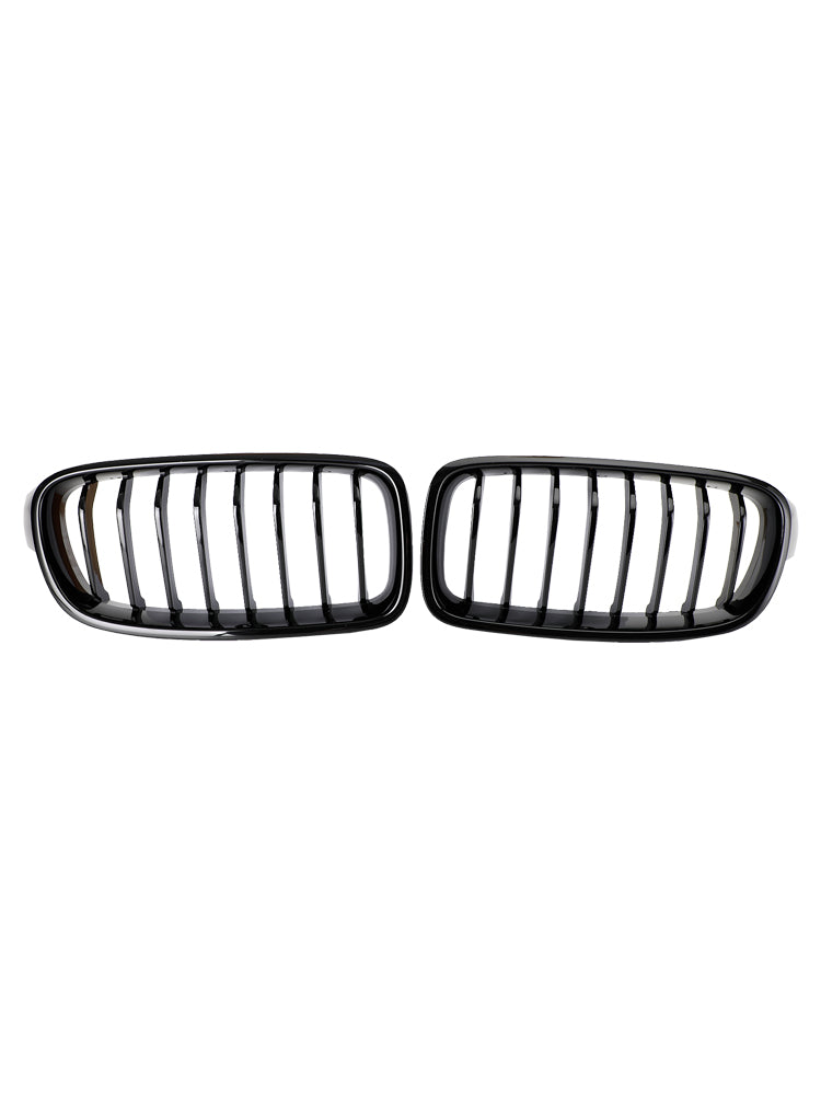 BMW 3 Series F30 F31 F35 2012-2019 Gloss Black Front Kidney Grill Grille