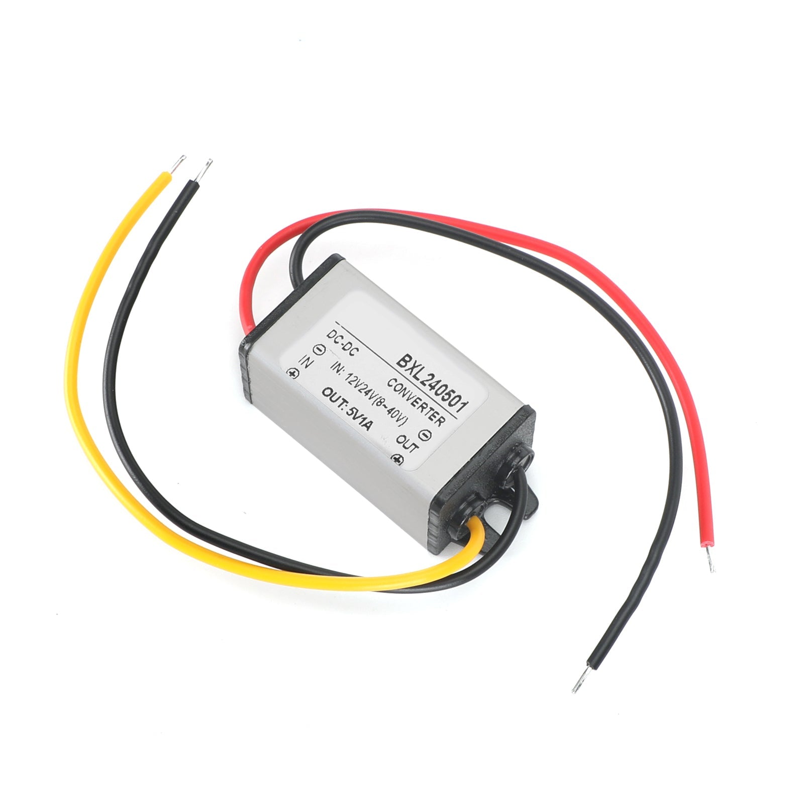 1~5A Convertidor DC/DC a prueba de agua Regulador de fuente de alimentación 12V/24V Reducir a 5V