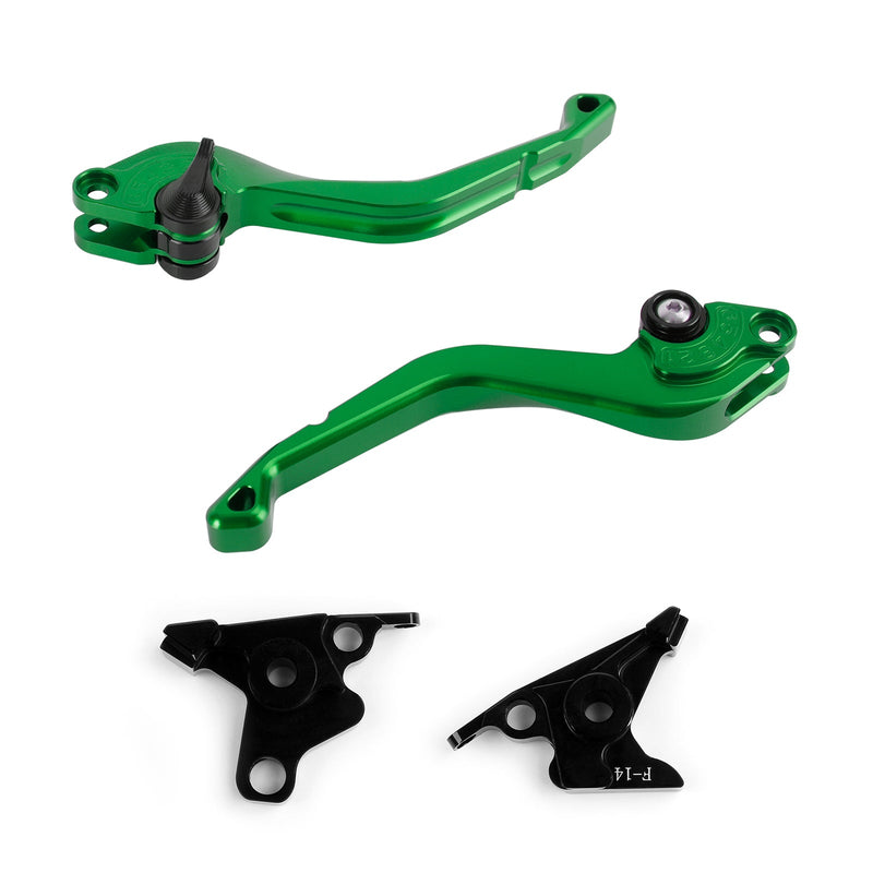 Palanca de freno de embrague corto CNC Kawasaki ZRX1100 ZZR1200 ZX7R ZG1000