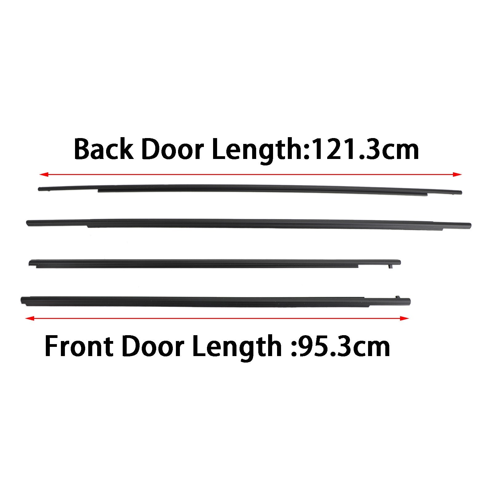 Toyota Sienna 2011-2020 Car Window Weatherstrip Seal Belt Moulding