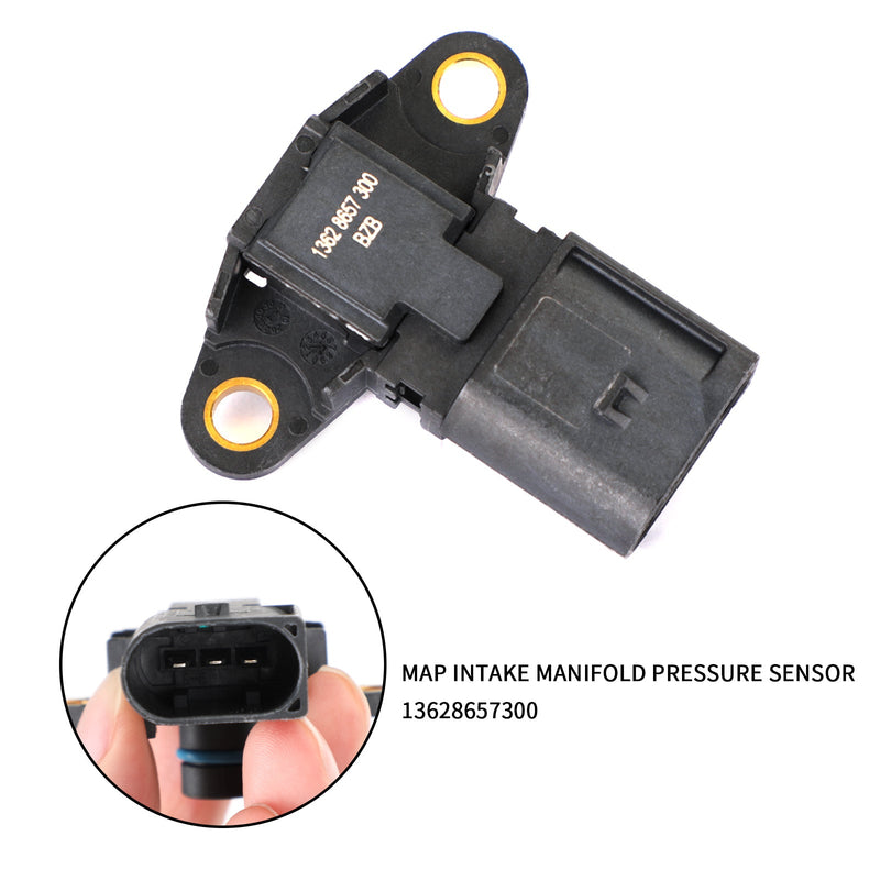 Sensor de presión de admisión de aire Sensor MAP 13628657300 para BMW 1 3 5 6 7 Series 02-13 genérico