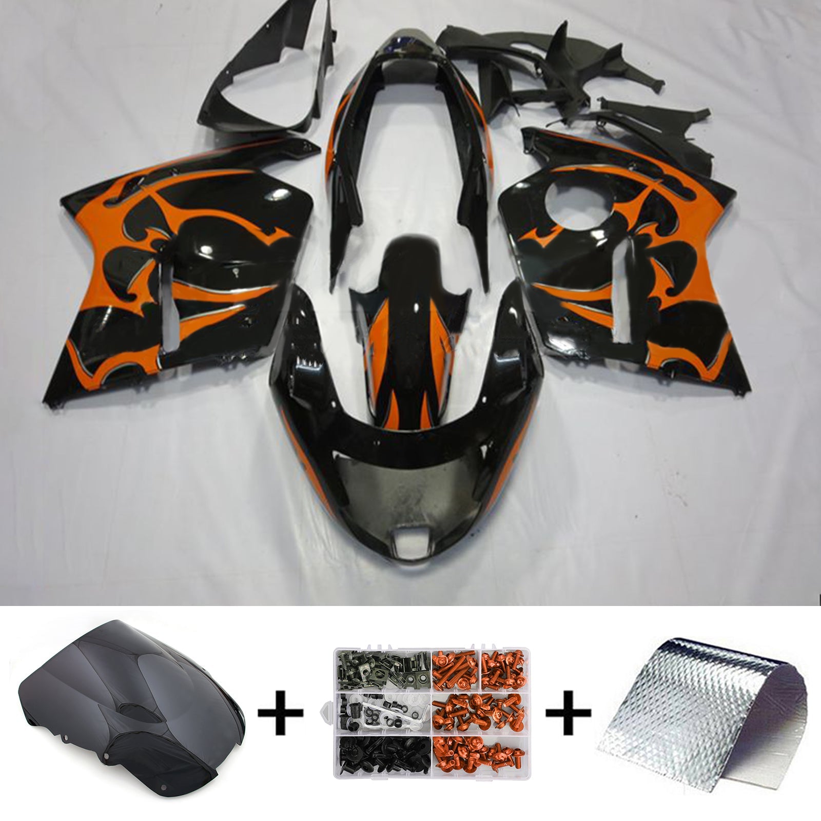 Honda CBR1100XX SuperBlackBird 1996-2007 Fairing Kit Bodywork ABS