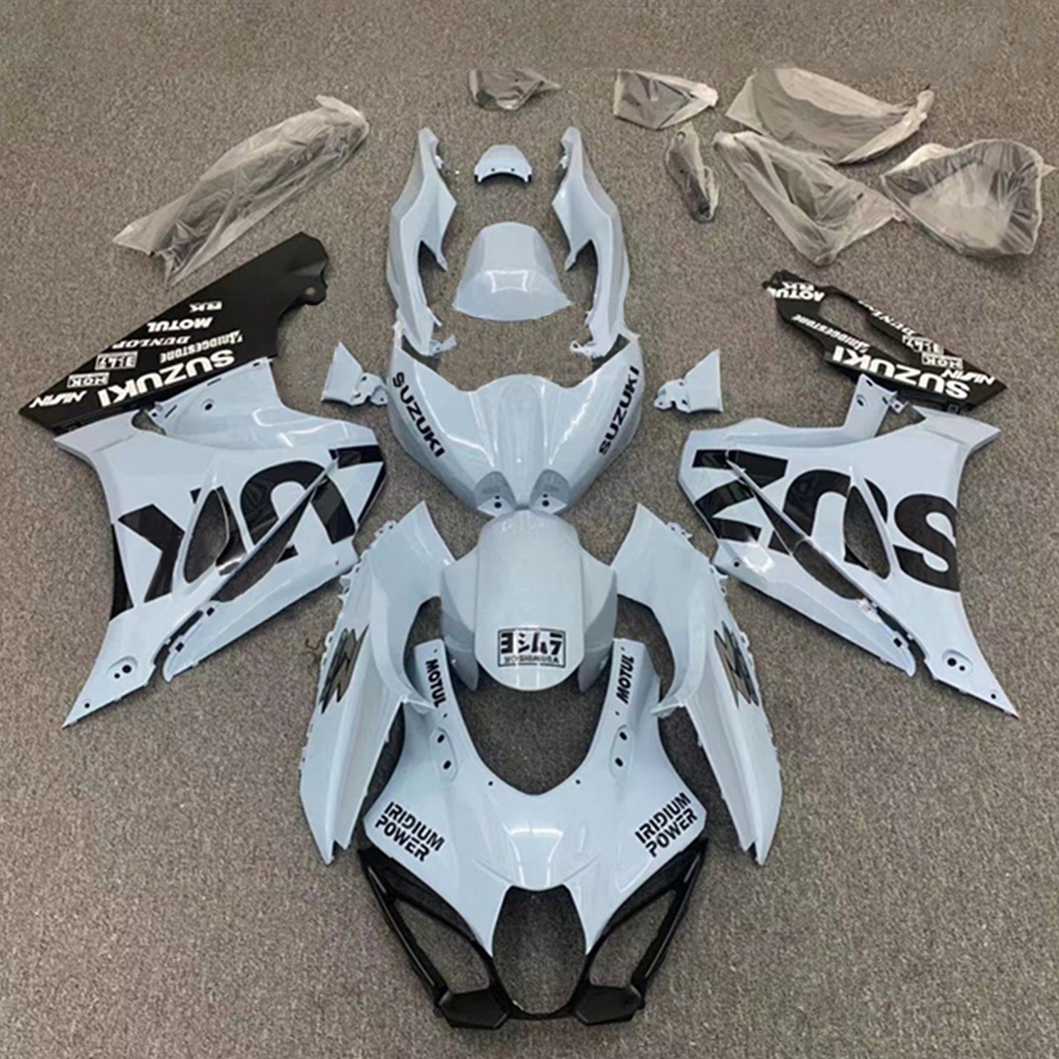 سوزوكي GSXR1000 2017-2023 K17 Fairing Kit هيكل السيارة بلاستيك ABS