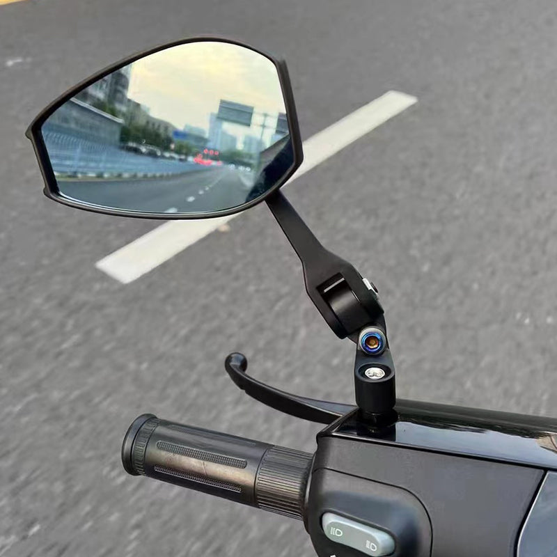 BLACK 8MM 10MM MOTORBIKE MIRRORS UNIVERSAL FOR HONDA/MOTORCYCLE/SCOOTER/PAIR Generic