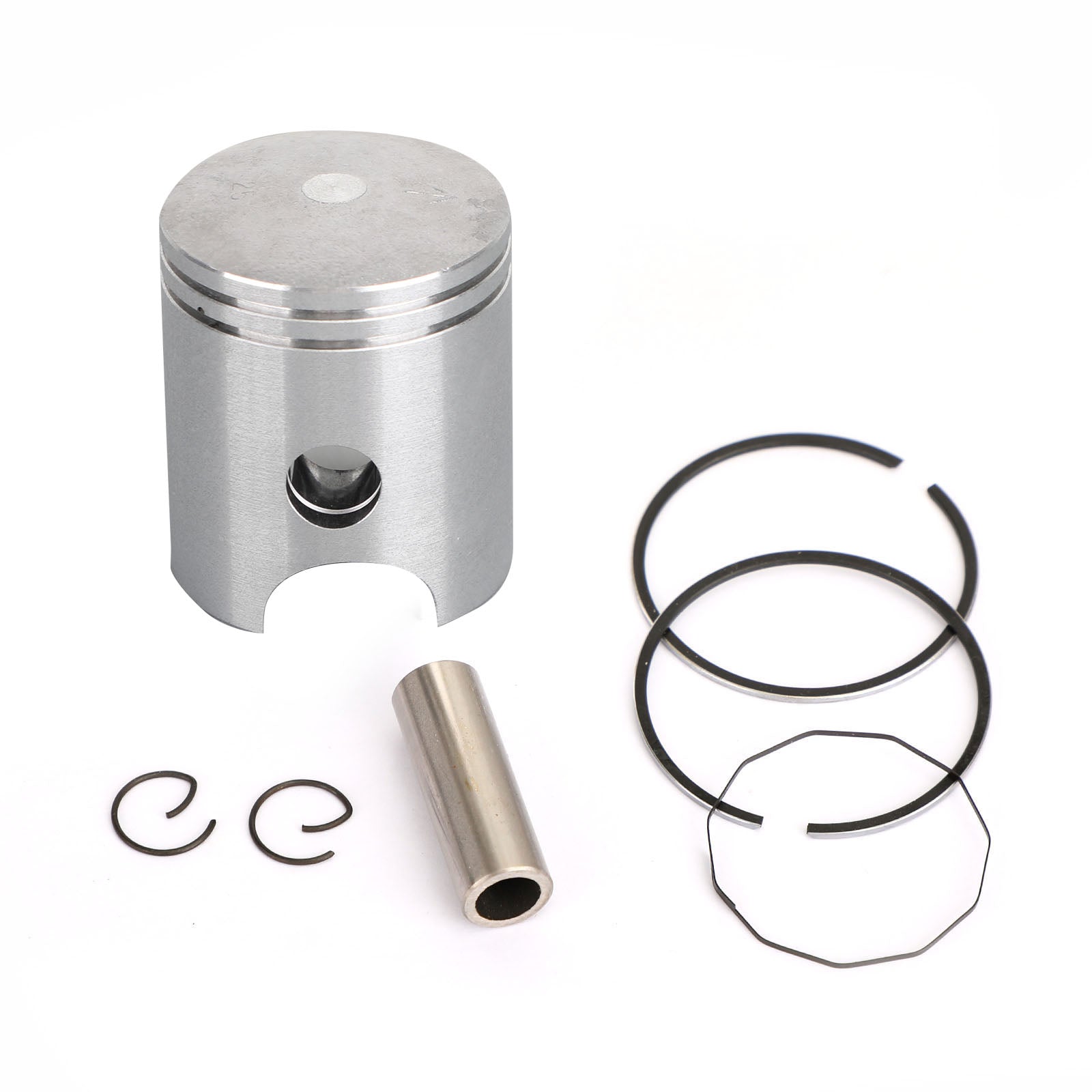 Piston Kit +0.25MM Bore 52.25mm Fit for Yamaha YB100/DX100/AG100/LT2/LT3 100cc Generic