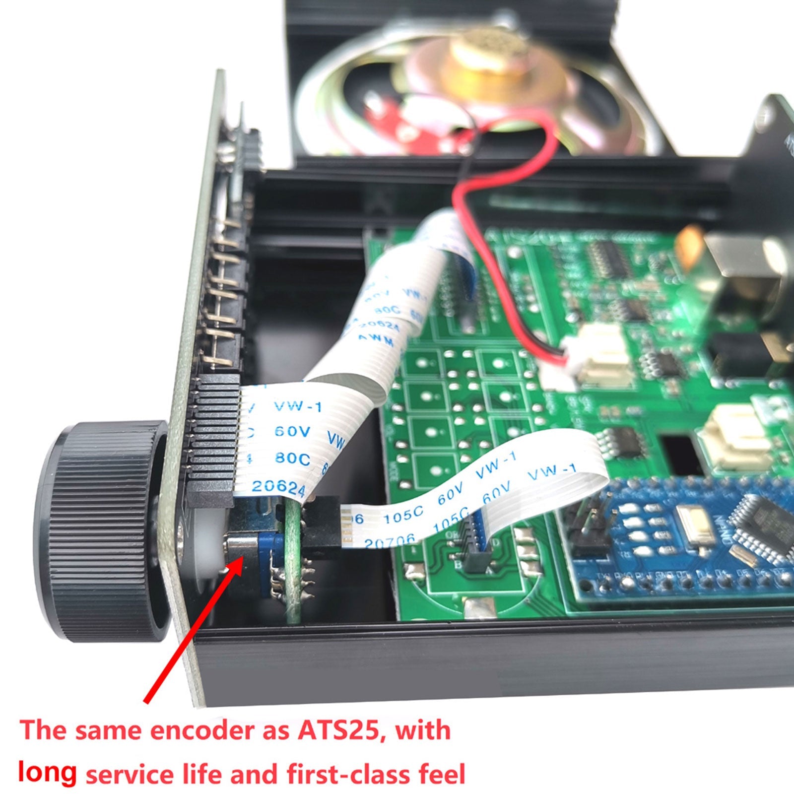 Nuevo receptor de radio ATS-25+ Si4732 All Band DSP FM LW MW SW con pantalla táctil de 2,4"