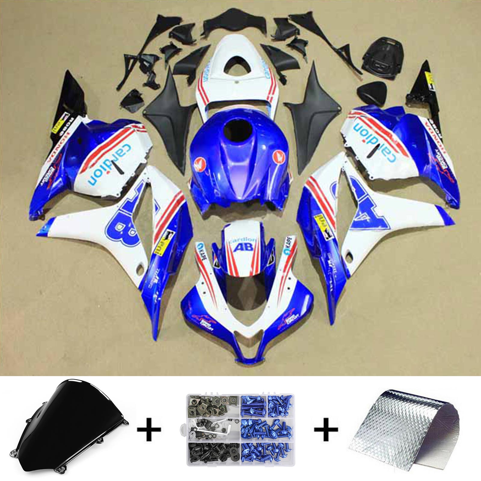 Honda CBR600RR 2009-2012 F5 Fairing Kit Bodywork Plastic ABS