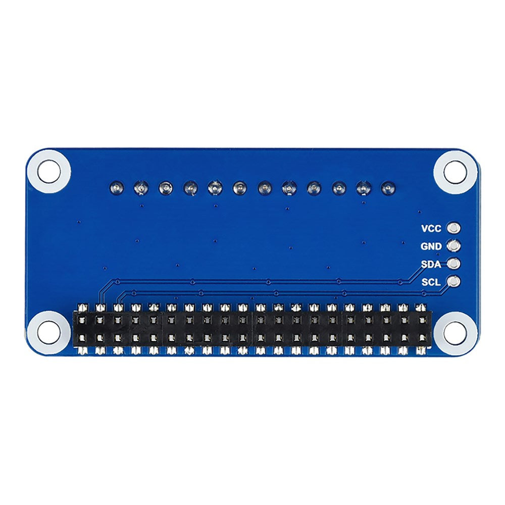 Current/Voltage/Power Monitor HAT Fit for Raspberry With Pi I2C/SMBus Interface