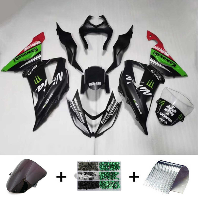 كاواساكي ZX6R 636 2013-2018 الهدايا المجمعة هيكل السيارة البلاستيك ABS