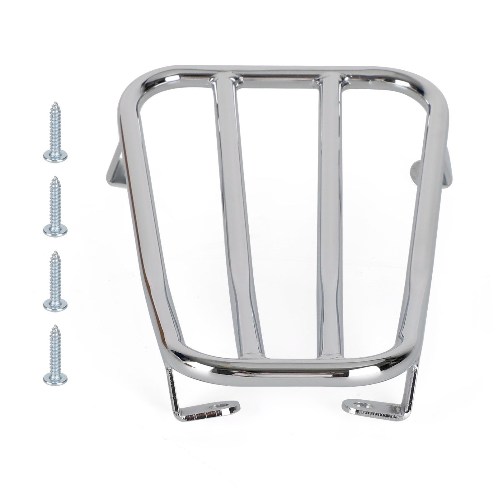 CHROME-PLATED FLOOR BOARD LUGGAGE CARRY SUPPORT RACK FOR VESPA GTS GTV GTL GT Generic