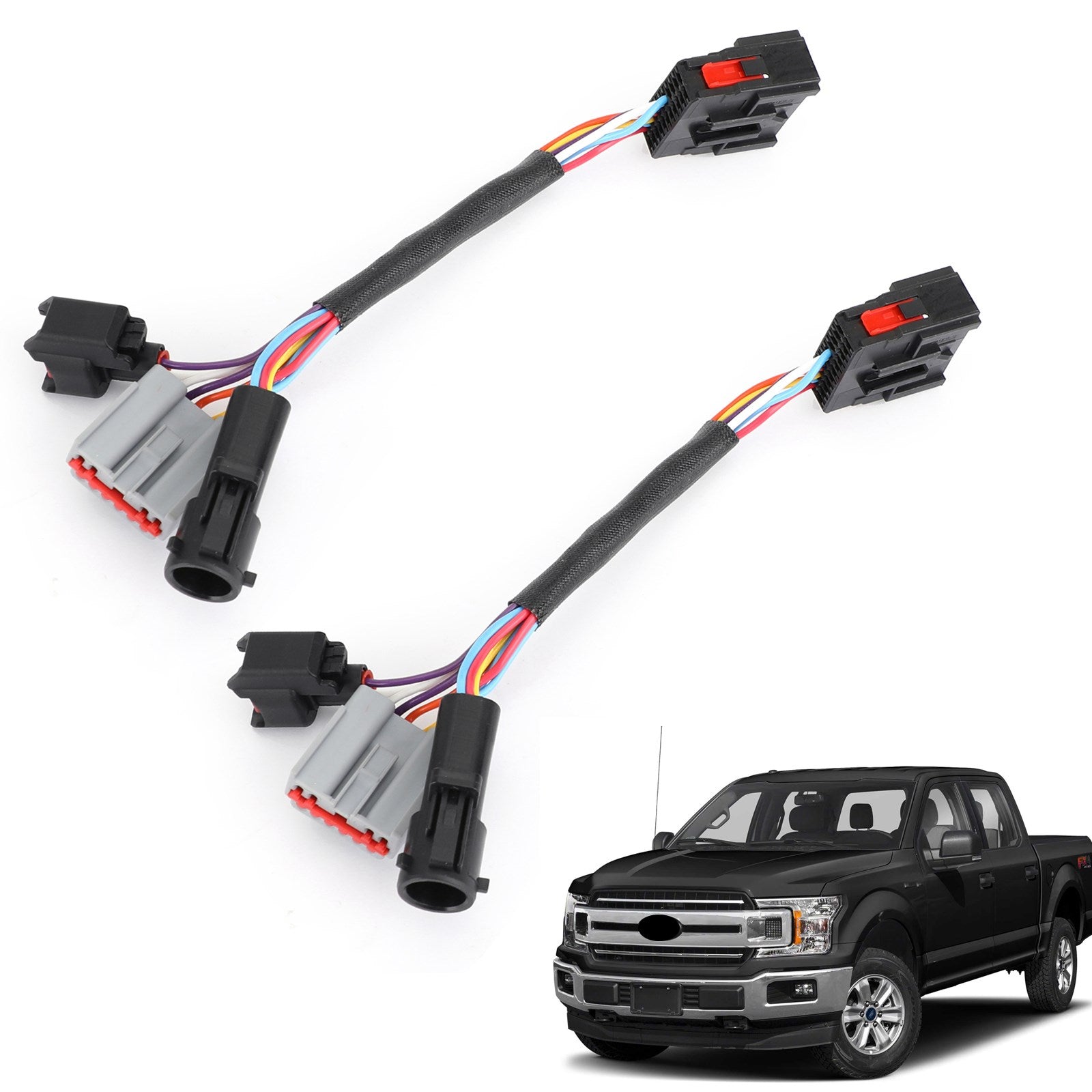 Adaptador de arnés de cableado 2XAdaptador de espejos de remolque para Ford F250-F550 99-07 Generic CA Market