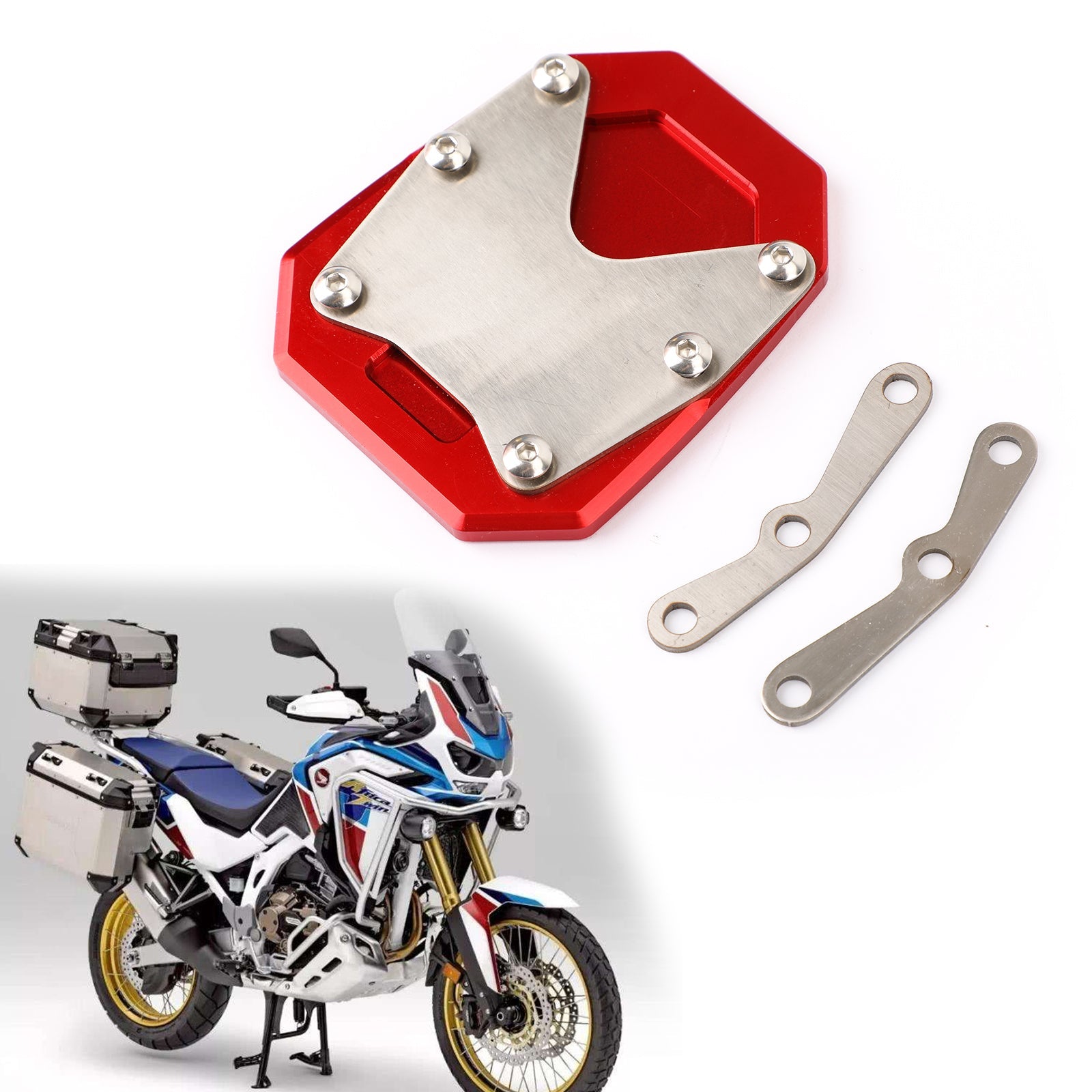 Kickstand Sidestand Plate Pad fit for HONDA CRF 1100 L AFRICA TWIN/ADV(2020) Generic