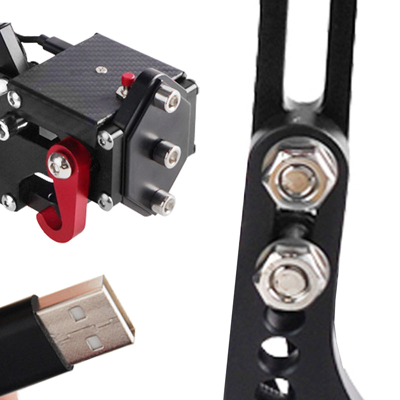 14Bit PS4/PS5 USB3.0 Handbrake Kits for Racing Games Steering Wheel Stand G29