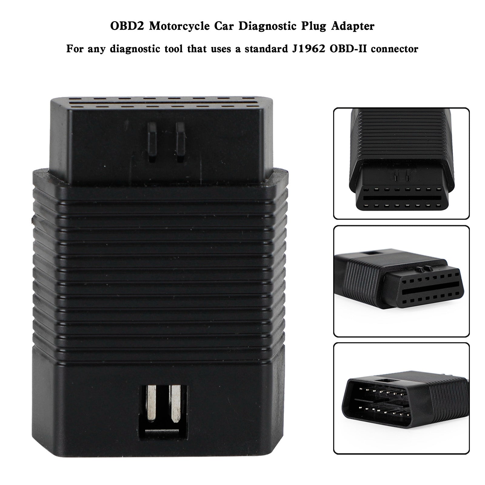 Conector de adaptador de diagnóstico de 16 pines macho a hembra OBD2 Scanner Partner