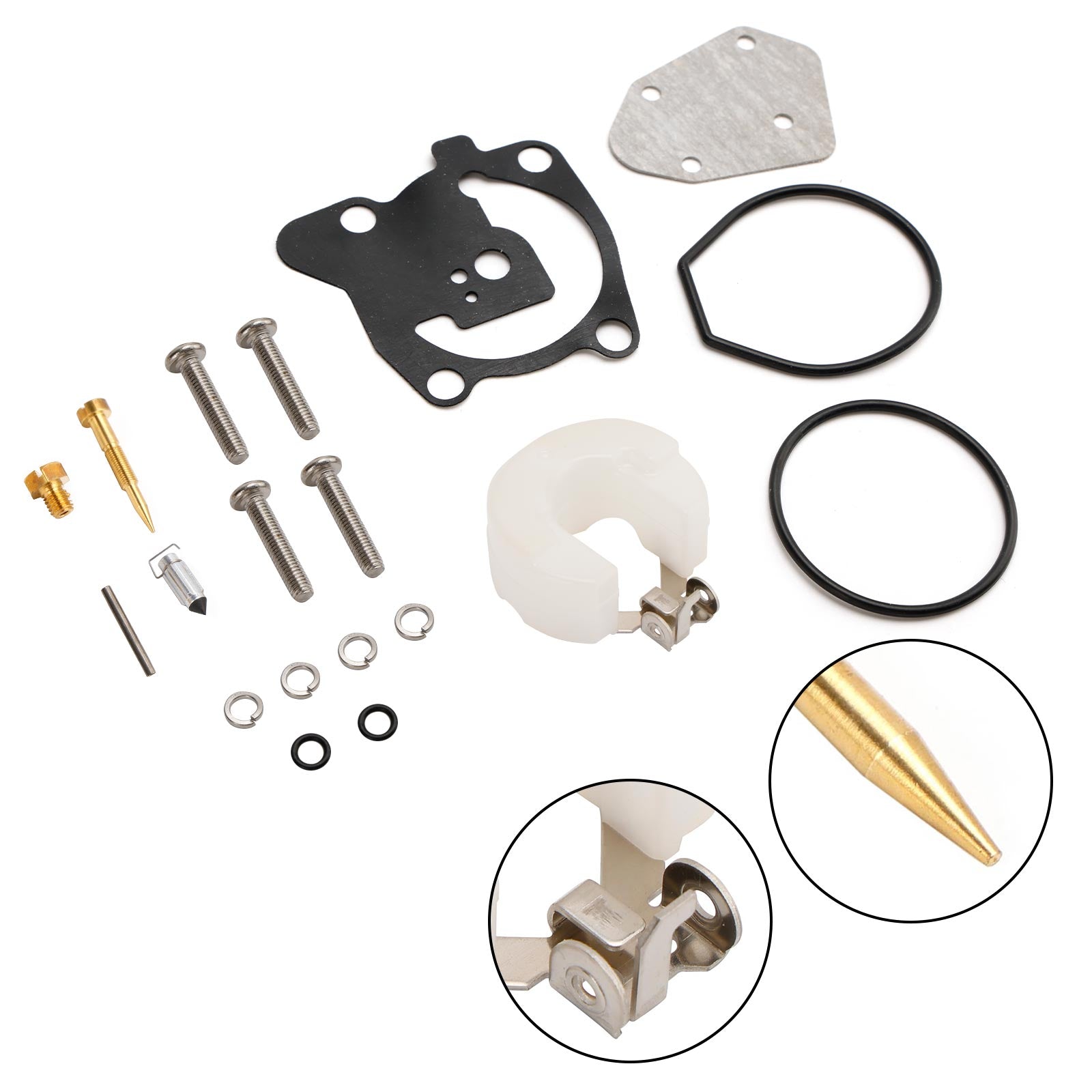 Carburetor Carb Rebuild Kit for Yamaha 2 Stroke 40HP E40X Outboard Motor