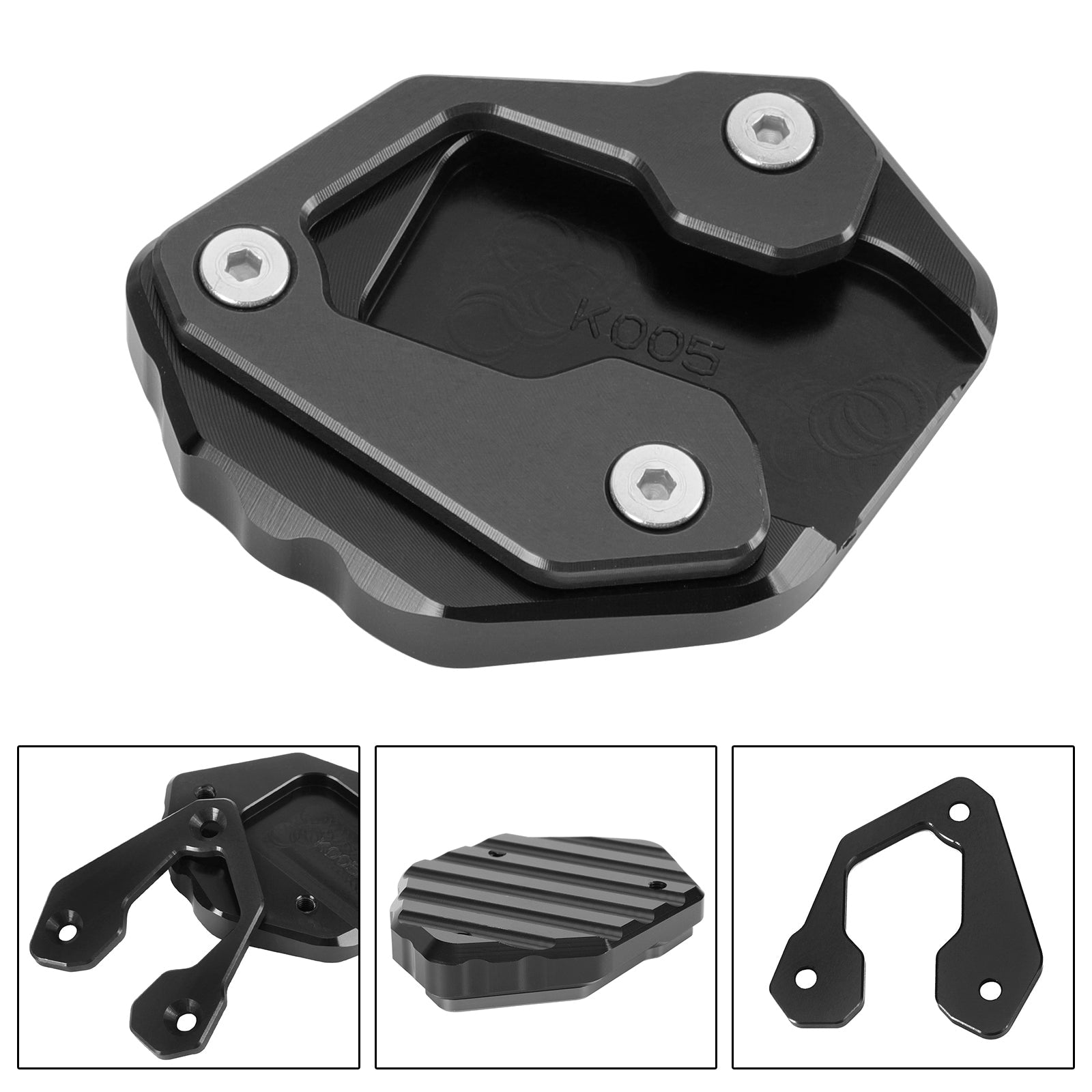 Kickstand Enlarge Plate Pad fit for Yamaha MT-09 MT 09 2021-2022