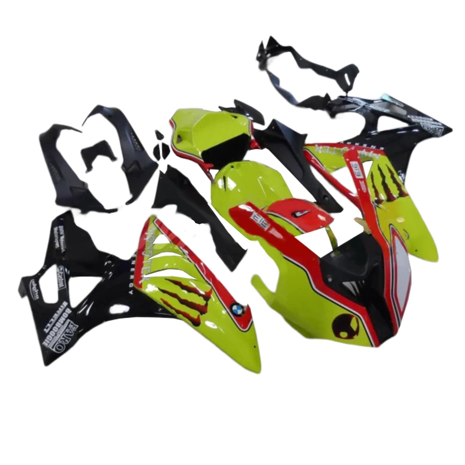 Amotopart BMW S1000RR 2009-2014 Fairing Kit Bodywork Plastic ABS