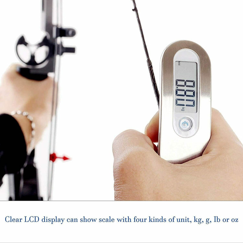 Herramienta de tiro con arco Escala de arco digital apta para dibujar Peso 110 lbs Arco largo compuesto
