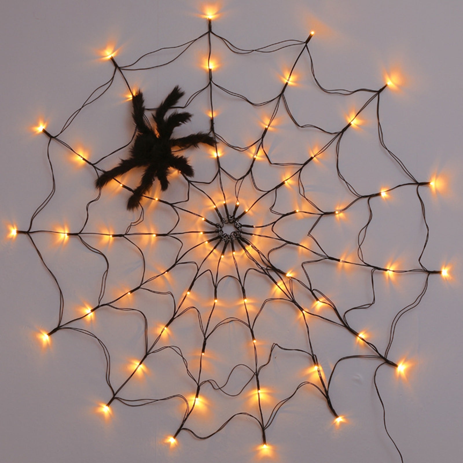 Halloween Decorations Web Lights Indoor Outdoor Party Garden Decoration+Spider