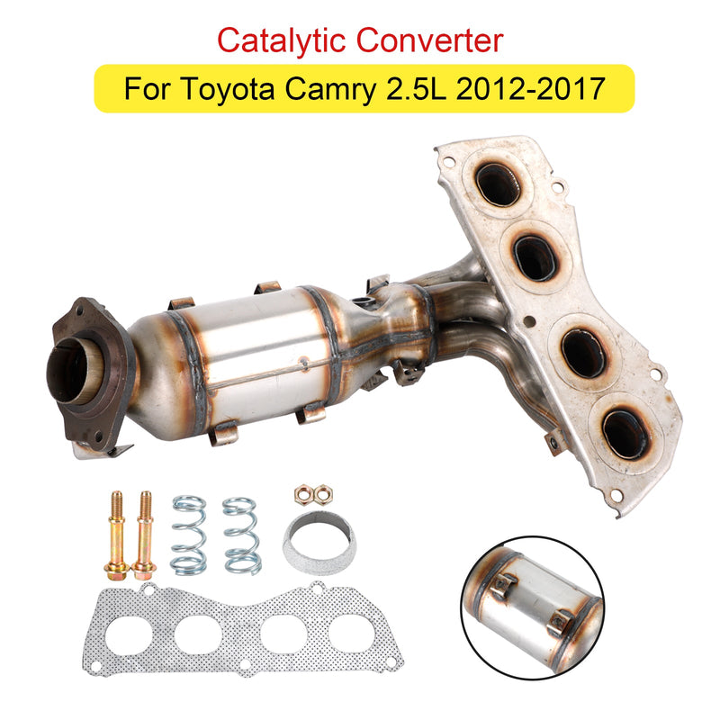 2012 2013-2017 Toyota Camry 2.5L Manifold Catalytic Converter Direct Fit