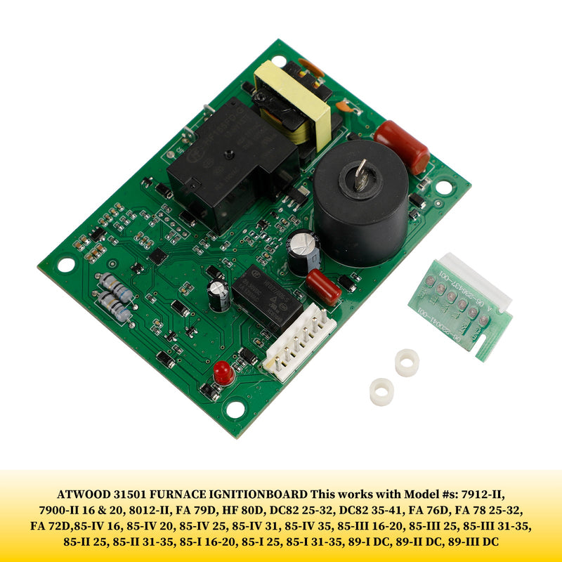 Kit de placa de PC para horno de llama hidráulica Atwood, pieza 31501 33488 33727