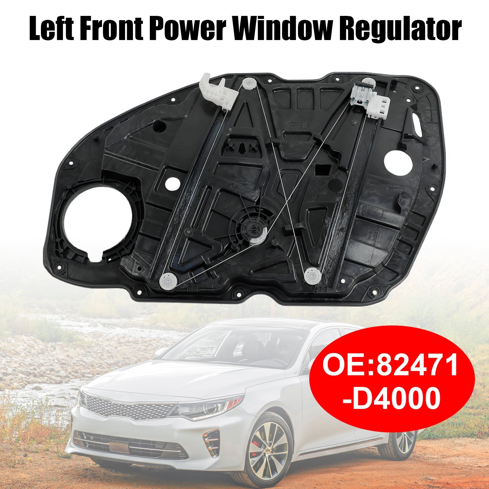 82471-D4000 Front Power Window Regulator Left Door For Kia Optima 2016-2020