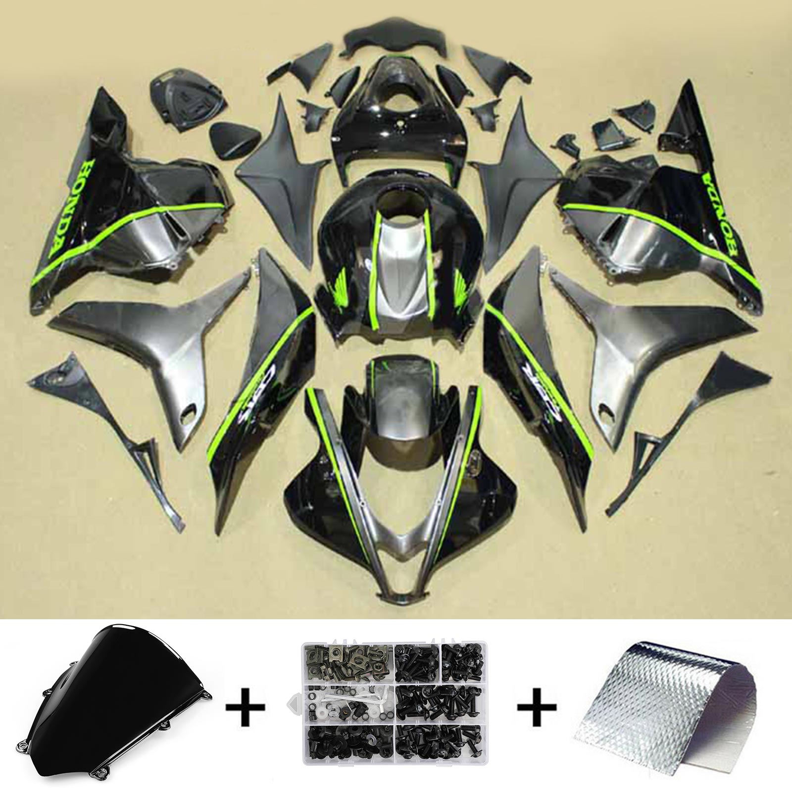 Honda CBR600RR 2009-2012 F5 Fairing Kit Bodywork Plastic ABS