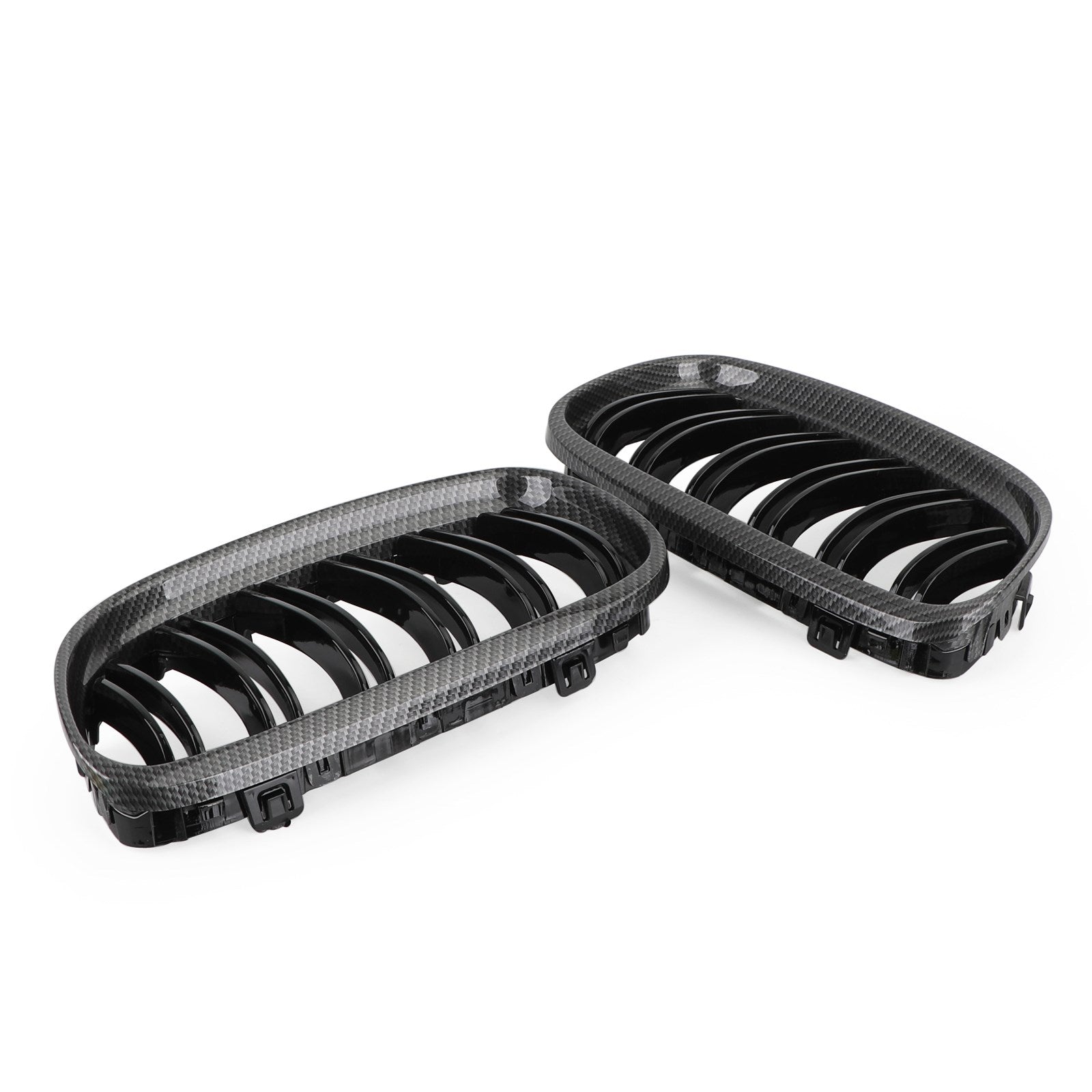 Rejillas de parrilla frontal de fibra de carbono para BMW E90/E91 LCI 3 Series 2008-2012 genérico