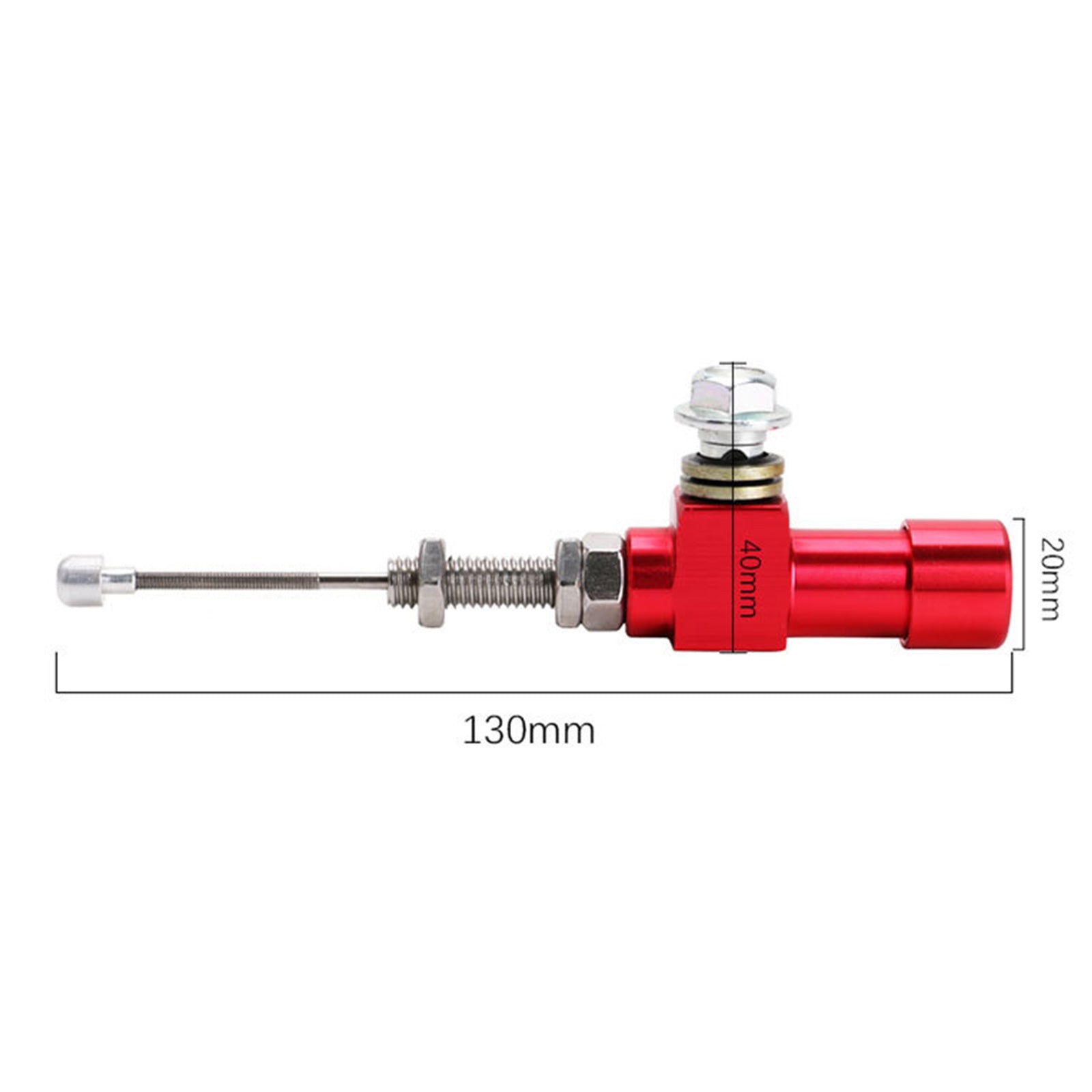 Motorcycle Hydraulic Clutch Master Cylinder Rod Brake Pump M10X1.25Mm Aluminum