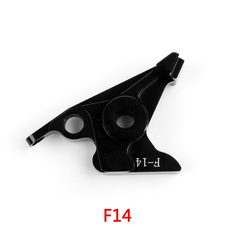 Palanca de freno de embrague corto CNC Kawasaki ZZR600 ZX6R ZX9R ZX10R Z1000