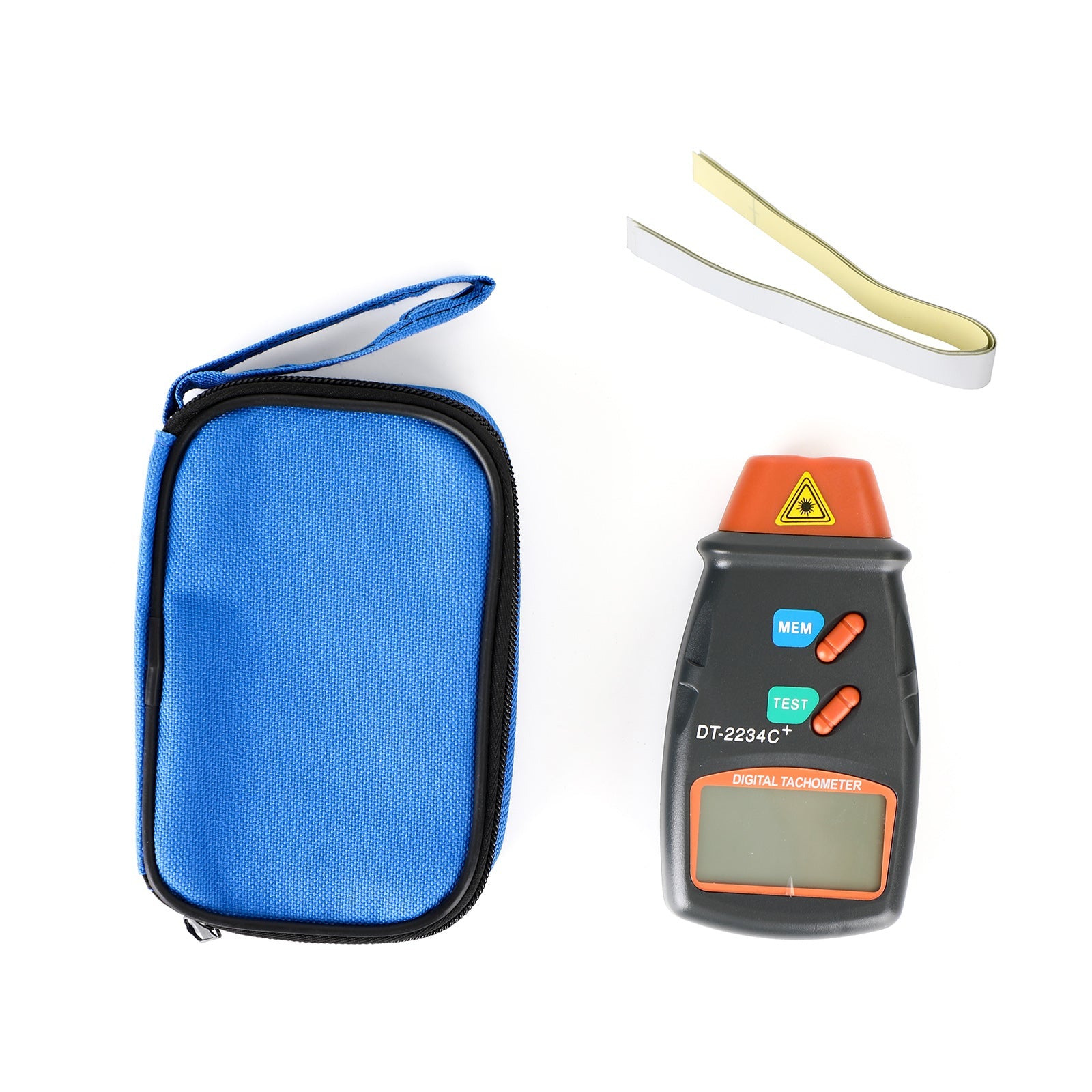 Digital Tachometer Non Contact Laser Photo Tach RPM Tester Handheld Ga