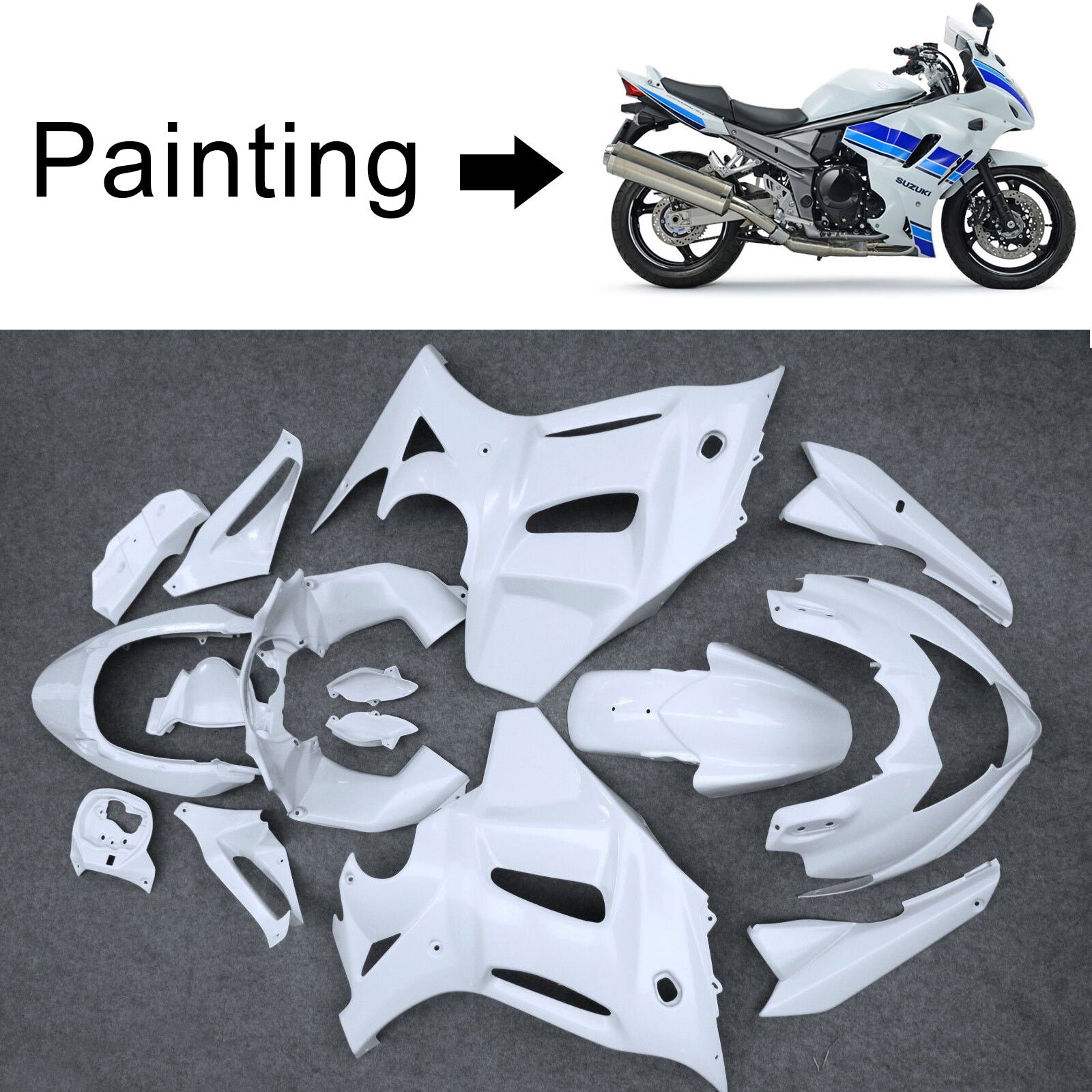 سوزوكي GSX1250 FA 2012-2014 Fairing Kit هيكل السيارة بلاستيك ABS