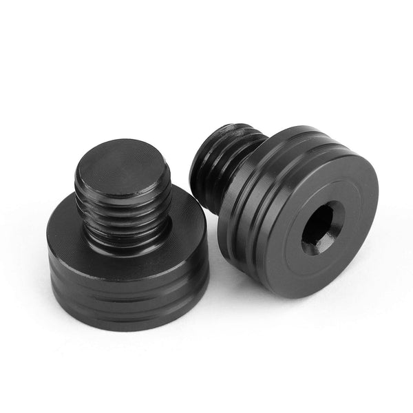 Tornillos de tapones para orificios de espejo M10x1.25mm para Yamaha MT-09 Tracer 700 NMAX150 TMAX530 genérico