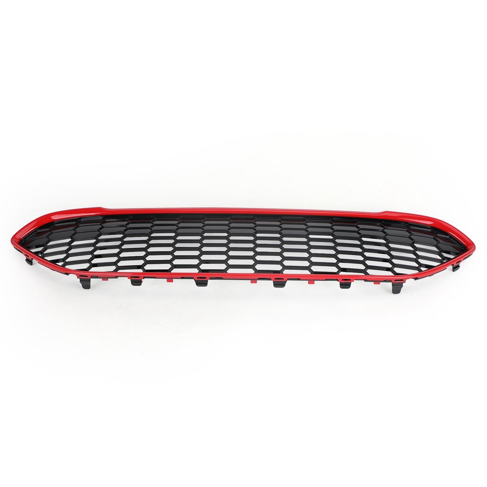Front Bumper Grille Upper Honey Comb Fit Ford Fiesta Zetec-S 2013-2017 Red Generic