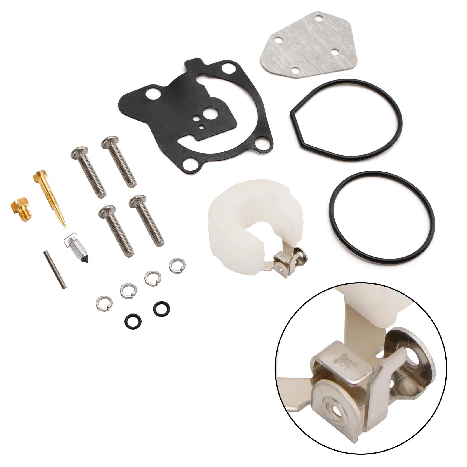 Carburetor Carb Rebuild Kit for Yamaha 2 Stroke 40HP E40X Outboard Motor