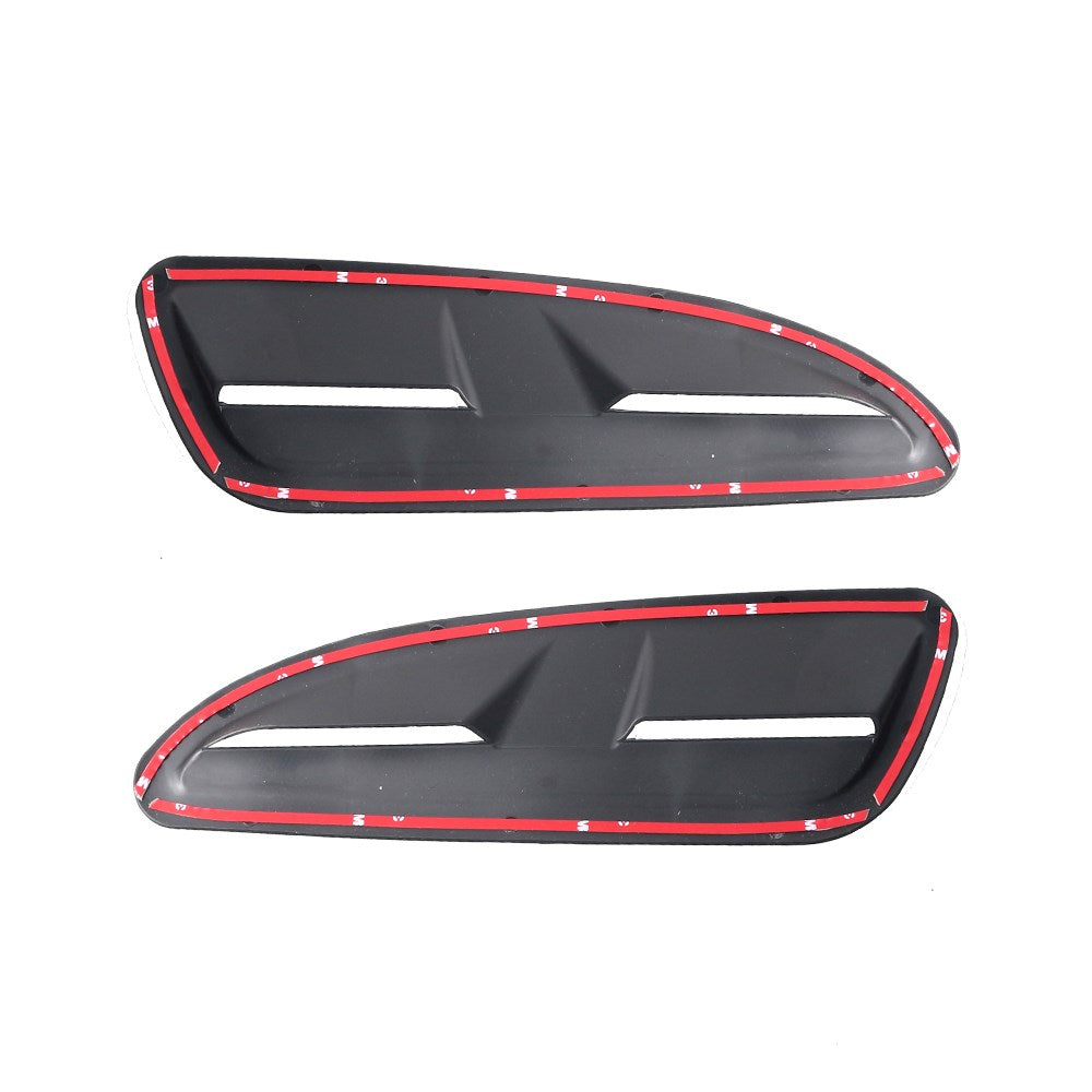 ABS Plastic Bonnet Vents Gloss Black Finish For Jaguar Xkr Style Rs Vxr Ford Bmw