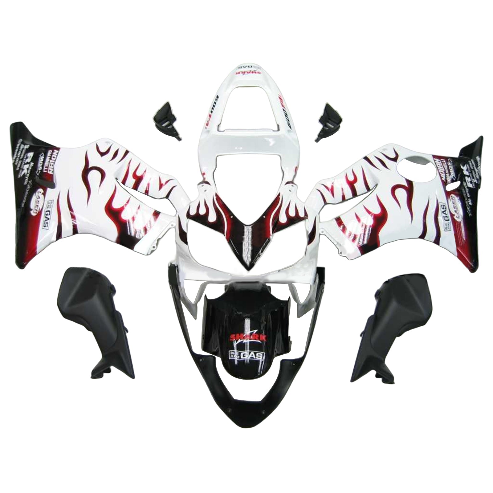 Honda CBR600 F4i 2001-2003 Kit Carenado Carrocería Plástico ABS