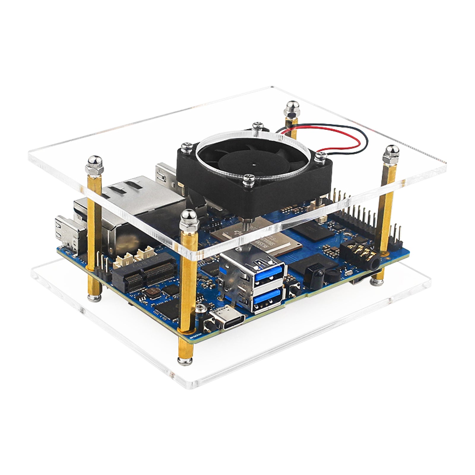 Orange Pi 5 Plus Cluster One-Layer Acrylic Shell Orangepi Protective Shell