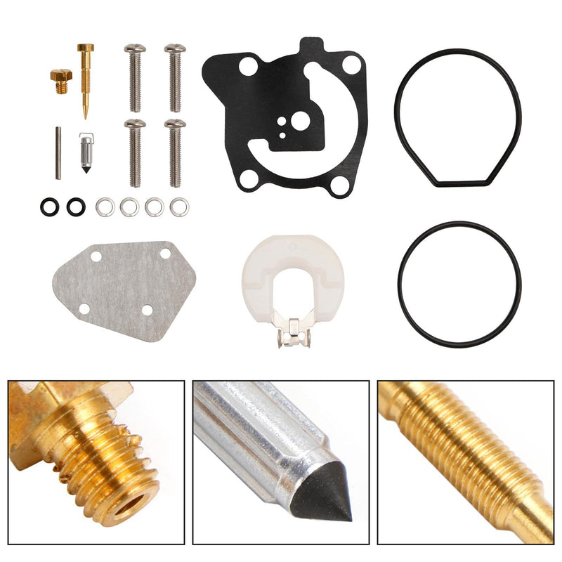 Kit de reconstrucción de carburador para motor fueraborda Yamaha de 2 tiempos 40HP E40X