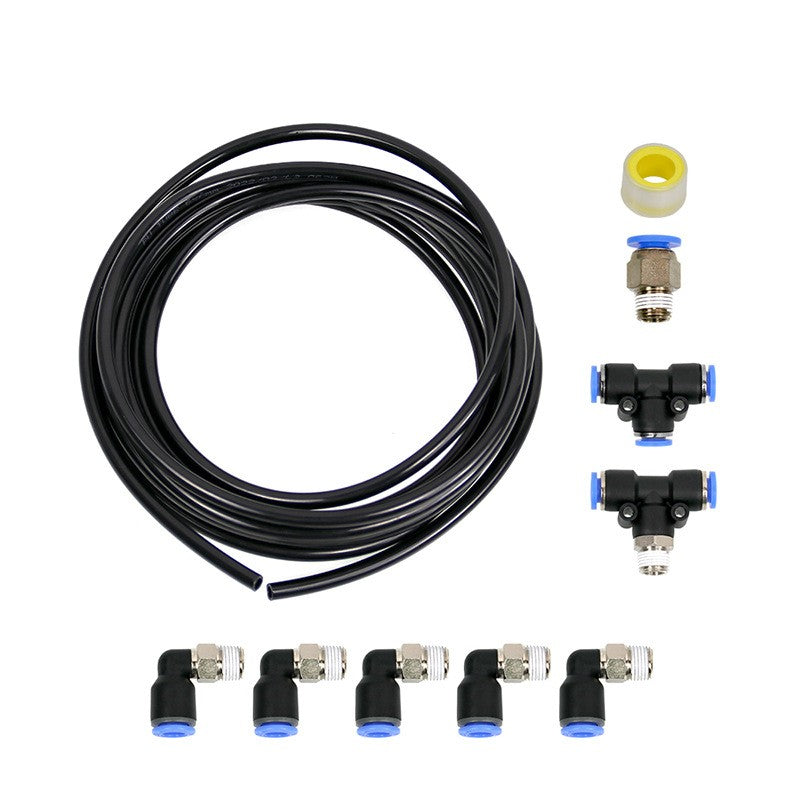 Turbo Vehicles PUSH LOCK Black Vacuum Fitting Kit Turbo Wastegate & Solenoid