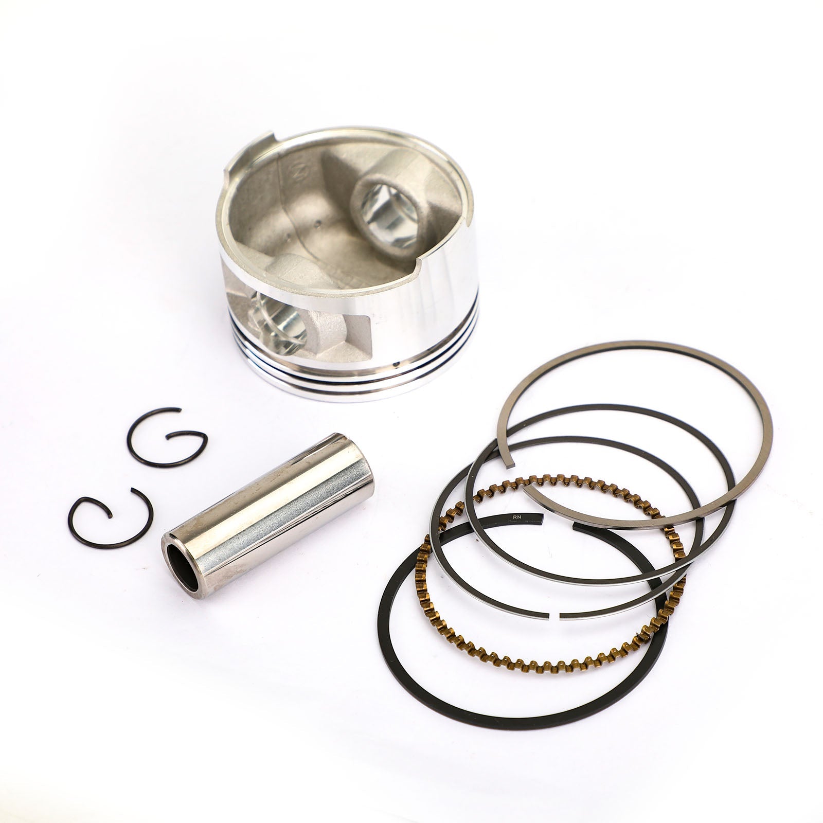 Piston Pin Ring Set STD / +0.25 / +0.50 Bore Size Fit for Yamaha XC 150 Cygnus 150cc 1992 1997 Generic