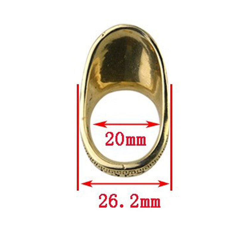 Archery 20mm Copper Thumb Ring Finger Guard Protector Gear Bow Hunting