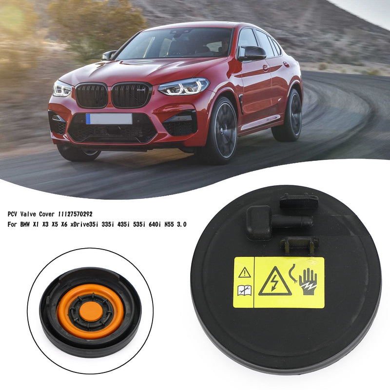 BMW X1 X3 X5 X6 xDrive35i 335i 435i 535i N55 3.0 PCV غطاء الصمام 11127570292